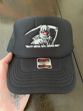 Load image into Gallery viewer, Heavy Metal Embroidered Trucker Hat