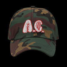 Load image into Gallery viewer, AxCx Dad Hat - Black / Camo