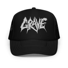 Load image into Gallery viewer, Grave Embroidered Trucker Hat