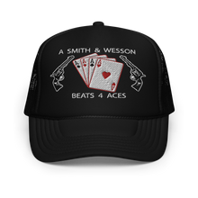 Load image into Gallery viewer, 4 Aces Embroidered Trucker Hat
