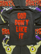 Load image into Gallery viewer, Comfort Colors Black - God Don’t Like It Shirt
