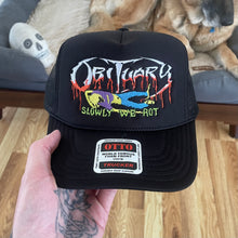 Load image into Gallery viewer, Slowly We Rot v2 Embroidered Trucker Hat
