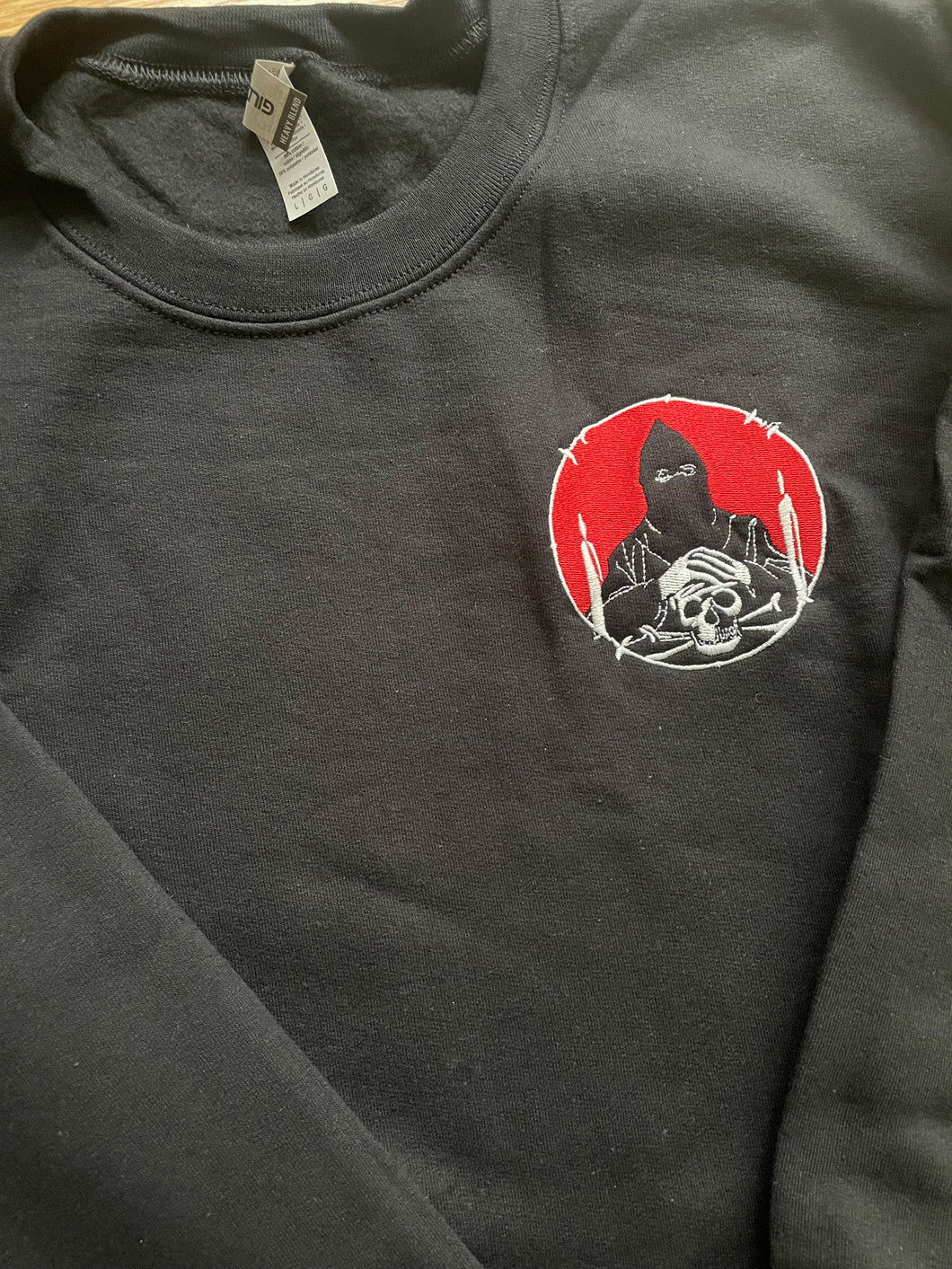 Embroidered Shop Crewneck Sweatshirt