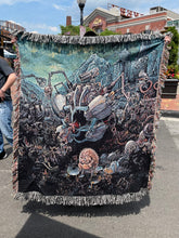 Load image into Gallery viewer, Effigy of the Forgotten - Woven Tapestry / Blanket
