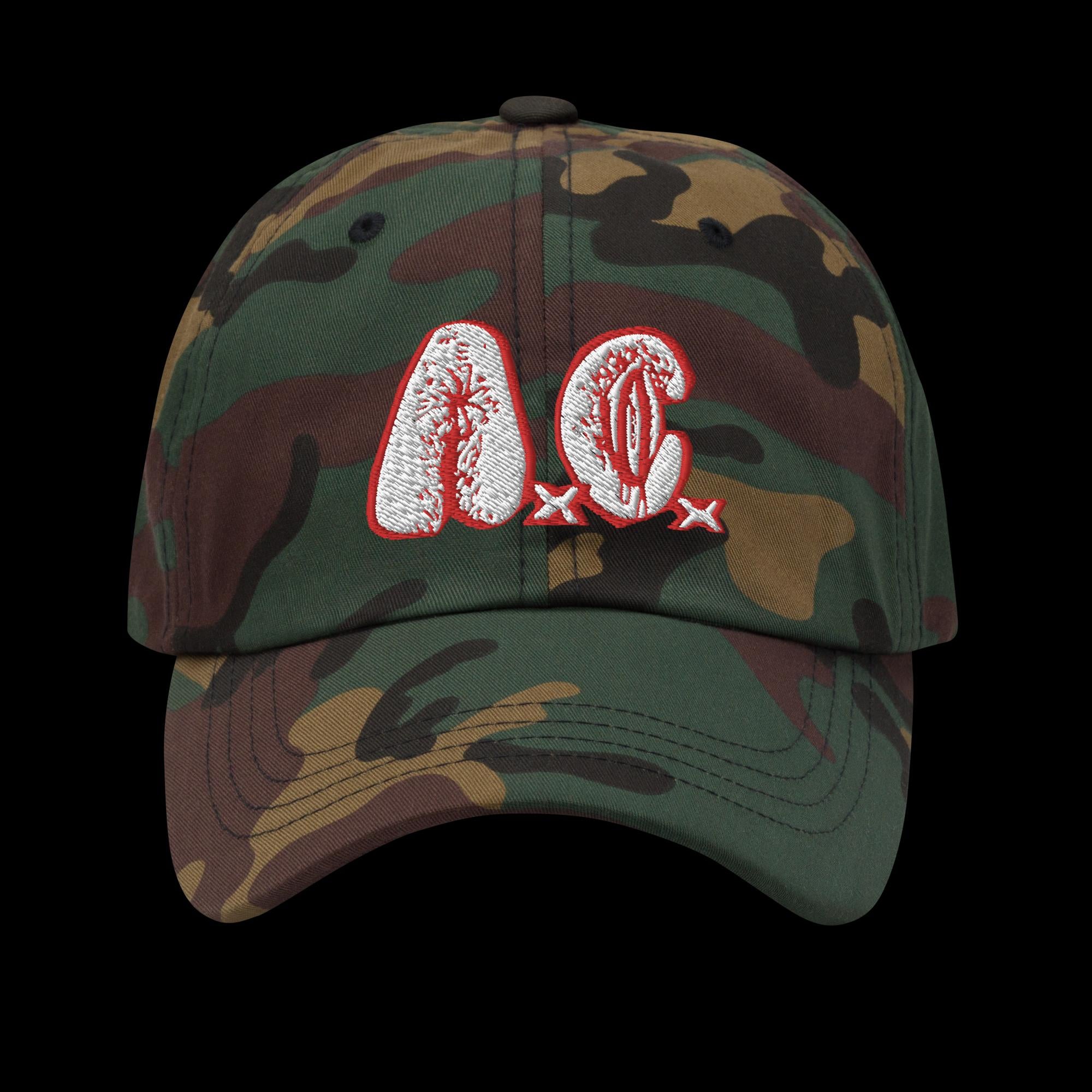 AxCx Dad Hat - Black / Camo – Death Rattle Market