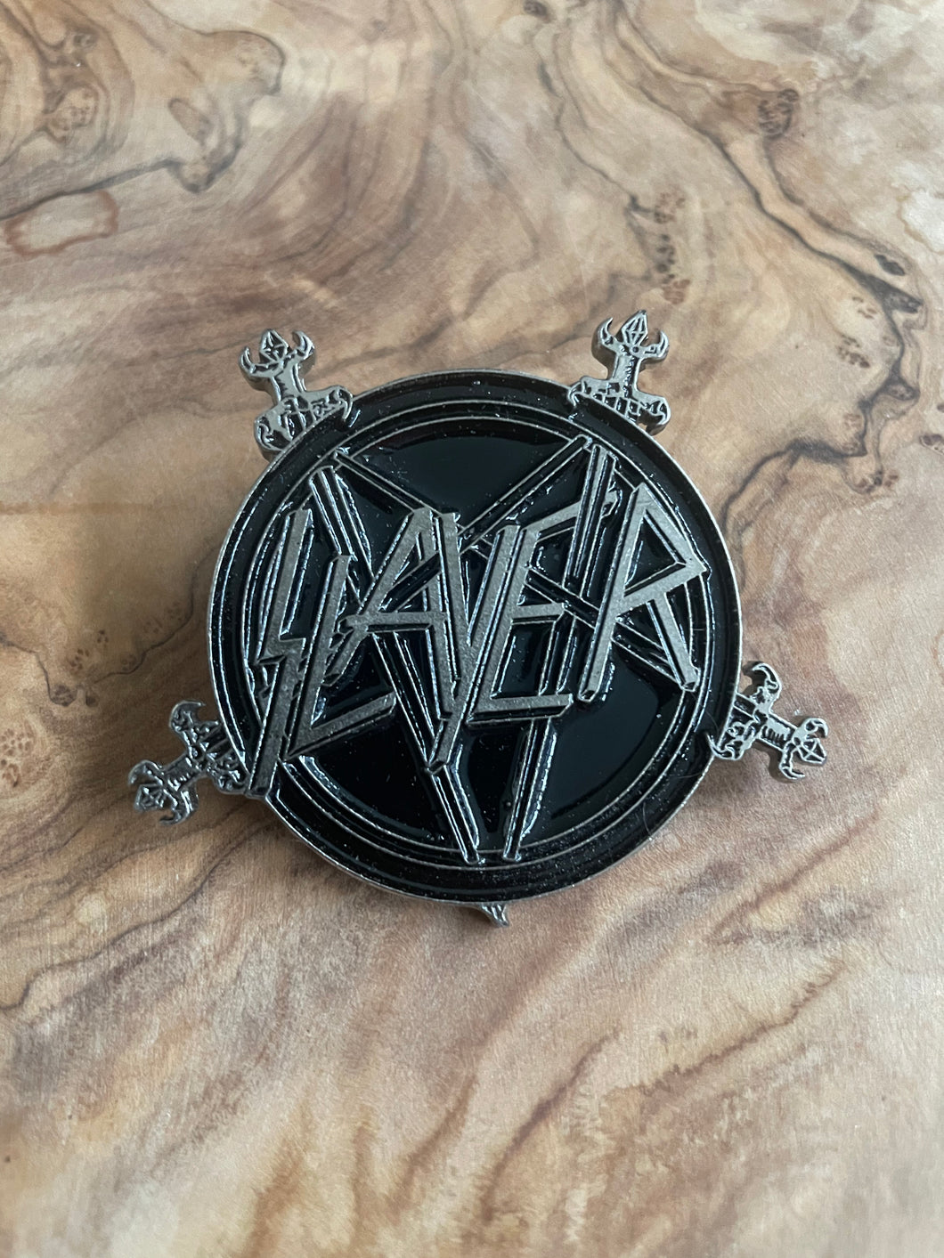Slayer Pentagram Enamel Pin