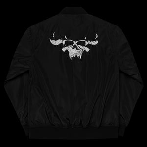 Skull Embroidered Bomber Jacket (ships separately)