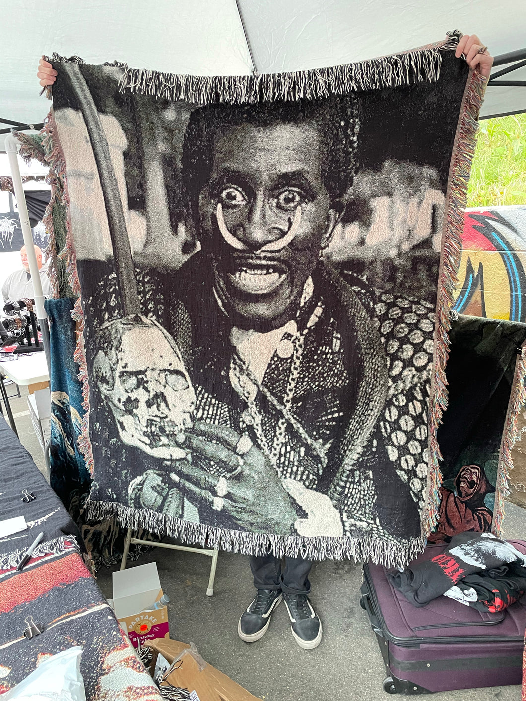 Screamin’ Jay Hawkins Woven Tapestry / Blanket