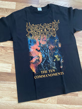 Load image into Gallery viewer, Malevolent Creation - The Ten Commandments Imported Shirt
