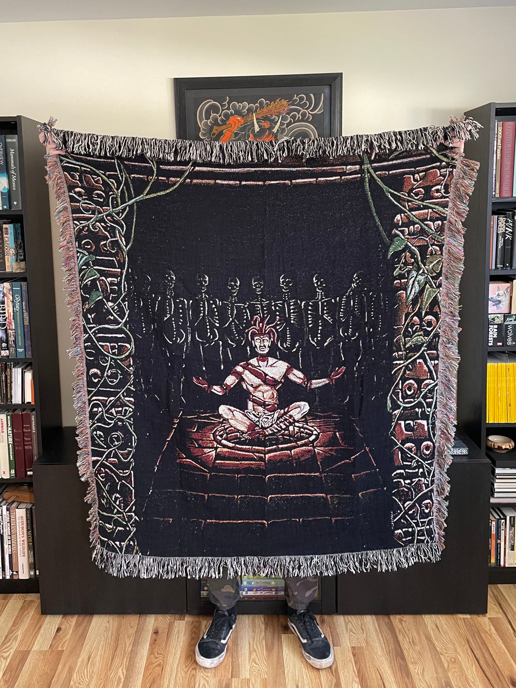 Dreaming with the Dead Woven Tapestry / Blanket