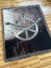 Load image into Gallery viewer, Heartwork Woven Tapestry / Blanket
