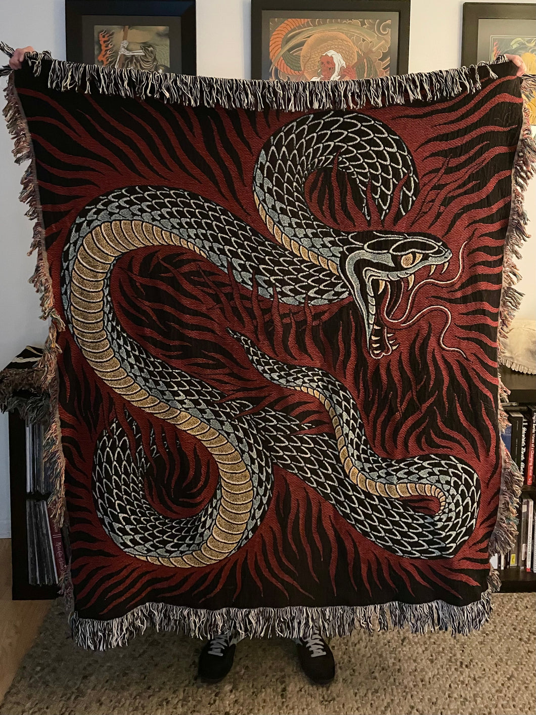 Kevin Leary - Cobra Woven Blanket