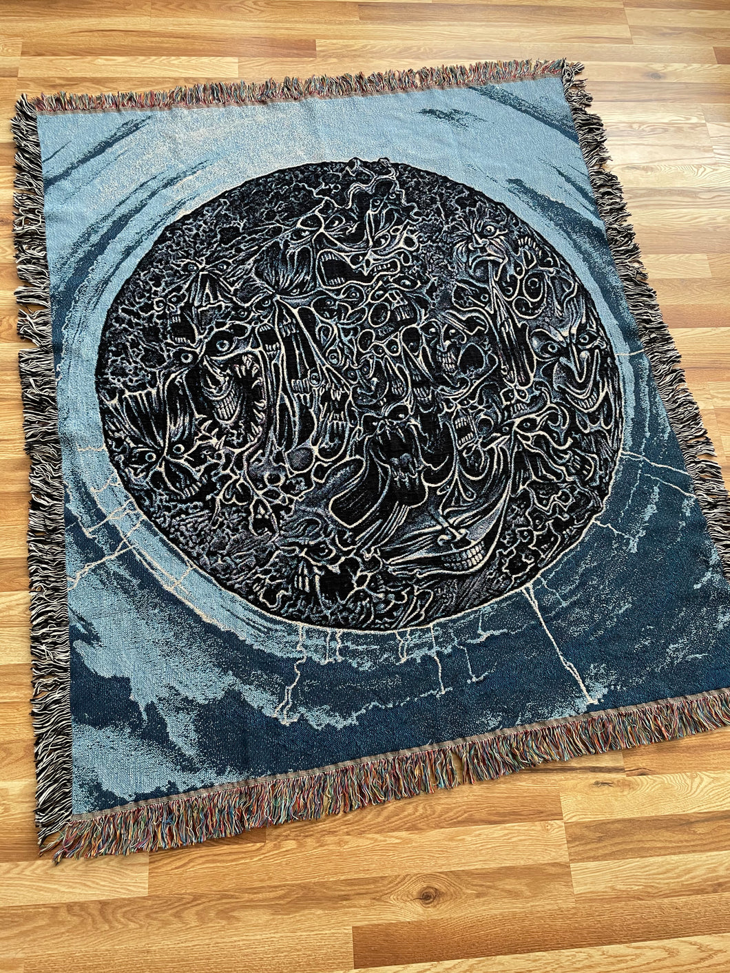 Altars of Madness woven blanket / tapestry