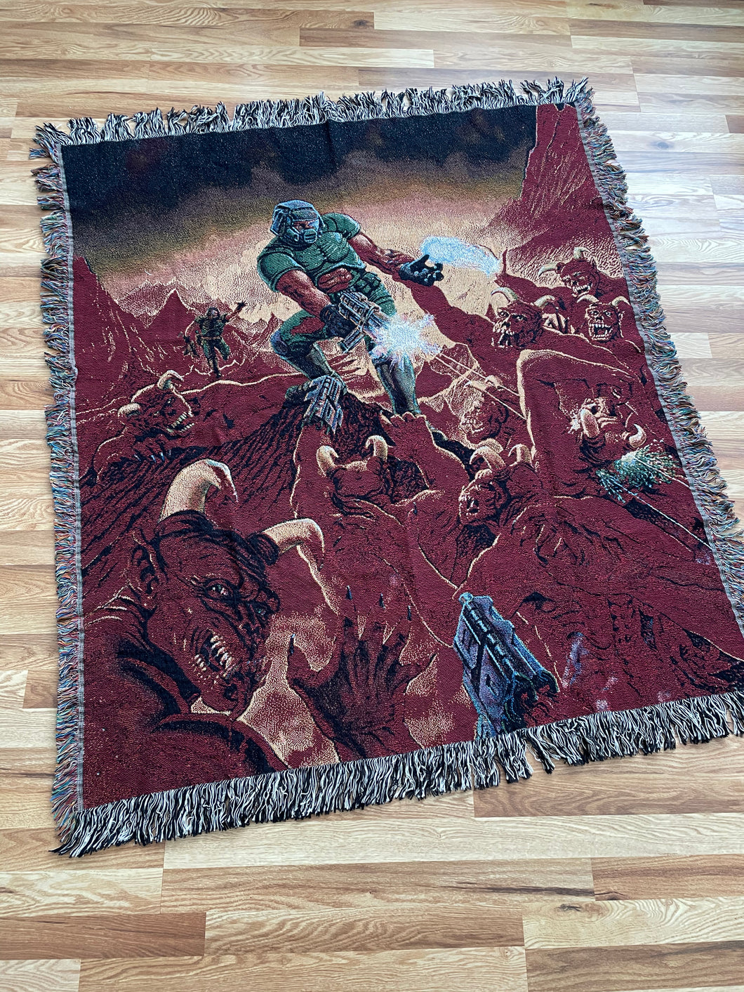 Doom woven blanket / tapestry