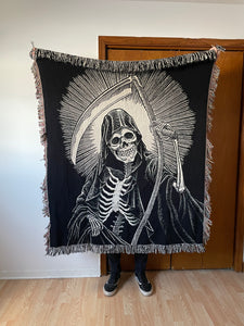 Alex Rusty - Reaper Woven Blanket / Tapestry