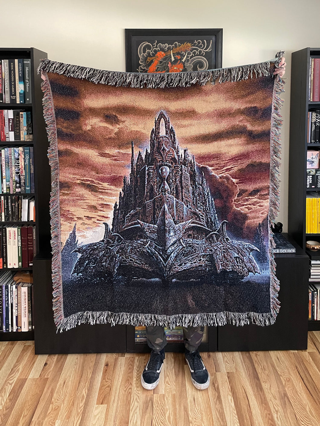 The Jester Race Woven Tapestry / Blanket