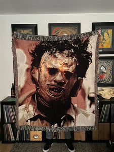 Texas Chainsaw Massacre (Color version) - Woven Blanket / Tapestry