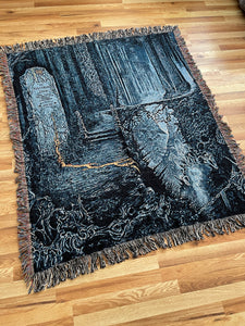 Left Hand Path Woven Blanket / Tapestry