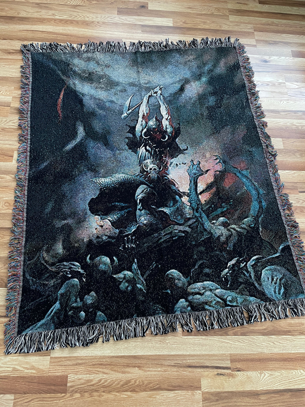 Death Dealer - Woven Blanket / Tapestry