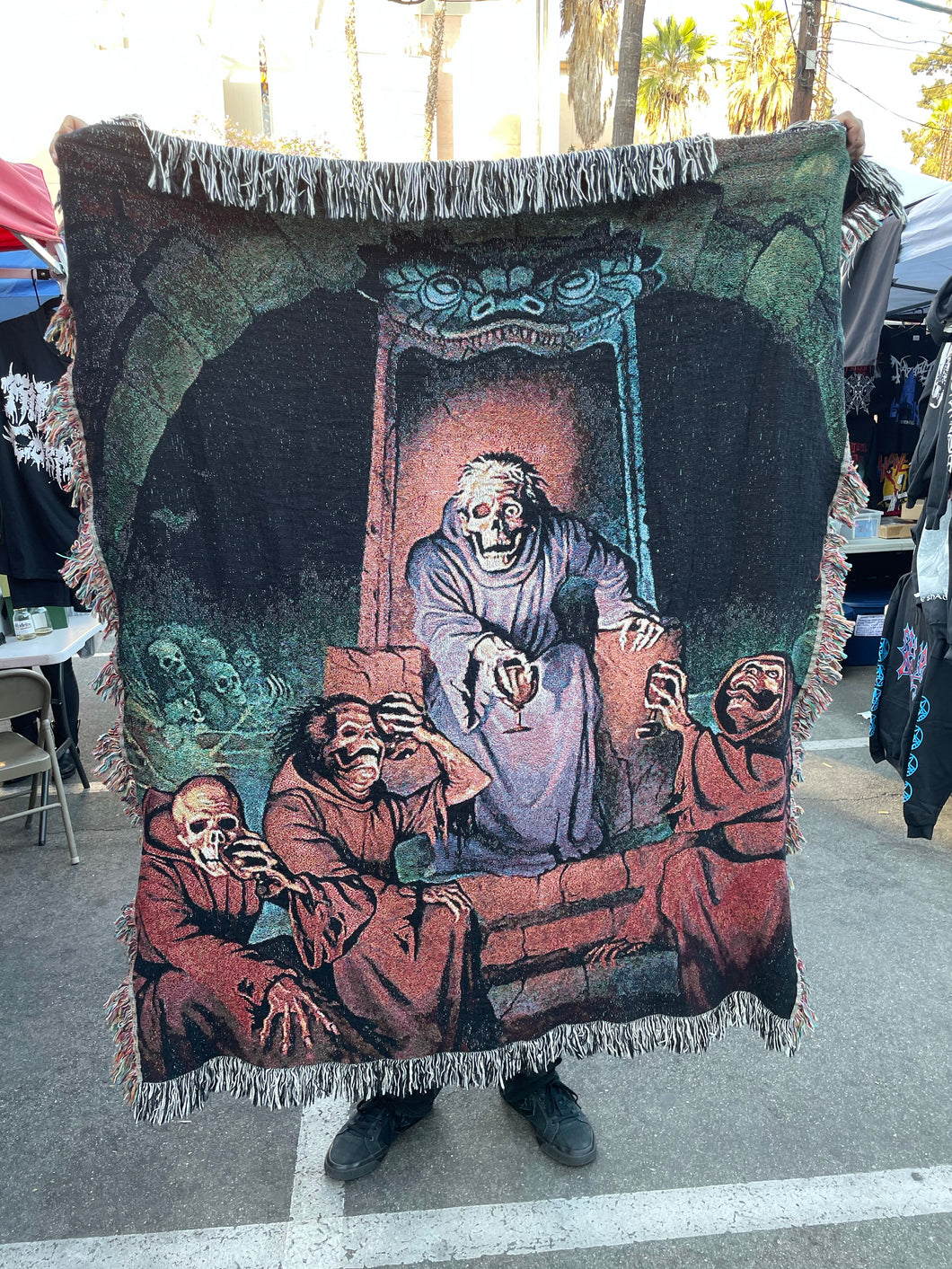 Scream Bloody Gore - Woven Tapestry / Blanket